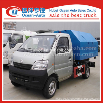 Changan small roll off steel bins truck